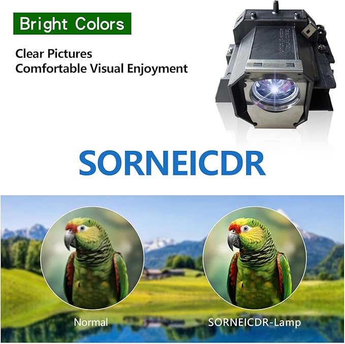 SORNEICDR ELP LP39 Replacement Projector Lamp Bulb Compatible - Image 3