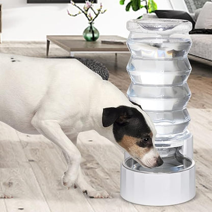 RIZZARI Large Gravity Water Dispenser: 8L Auto-Refill Stainless Steel Dog Water - Image 8