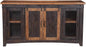 Martin Svensson Home Santa Fe Solid Wood TV Stand, Antique Black and Aged by MartinSvenssonHome