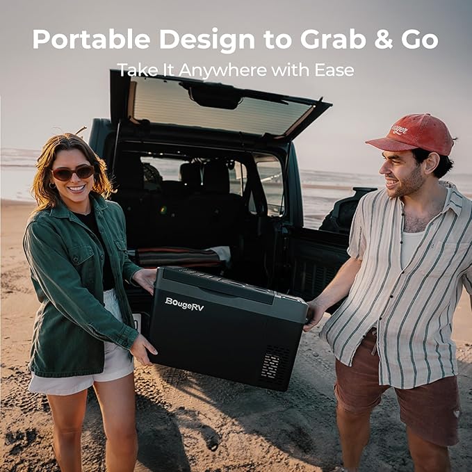 BougeRV 12 Volt Refrigerator, CRPRO 21 Quart 12V Car Fridge, Portable Freezer - Image 7
