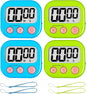ZILLEEN Classroom Timer for Kids Teachers 4 Pack Digital Timers by ZILLEEN