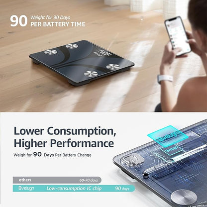 Posture Scale for Body Weight, Digital Bathroom Smart Scale, 13 Body - Image 10