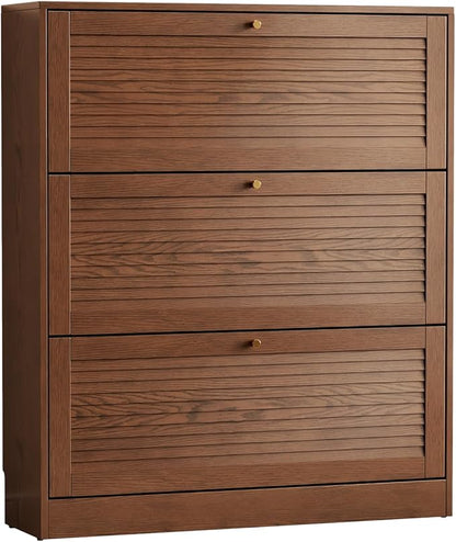 KungFuWood Soild Wood Shoe Storage Cabinet by VisittheKungFuWood