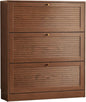 KungFuWood Soild Wood Shoe Storage Cabinet by VisittheKungFuWood