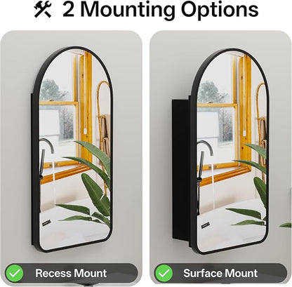 Arched Bathroom Medicine Cabinet - Image 4