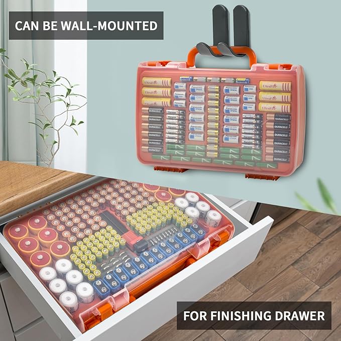 Battery Organizer Storage Holder Box Case - Image 8