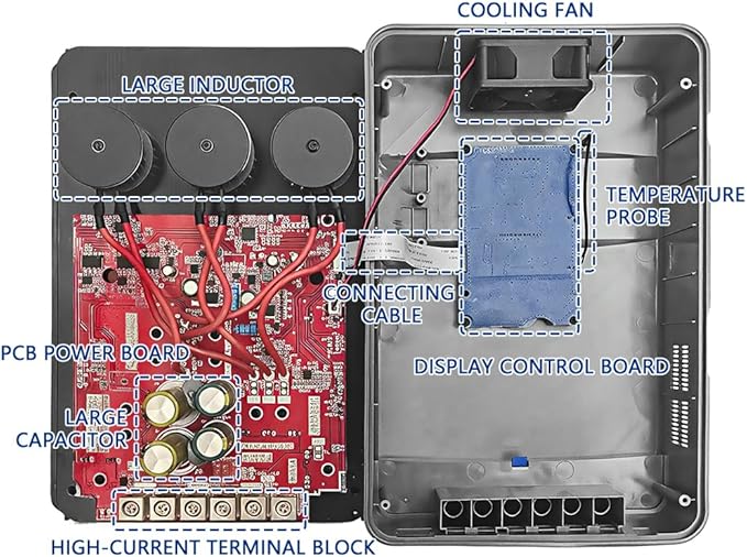 100A MPPT Solar Charge Controller 12V/24V/36V/48V Auto Battery Regulator LCD - Image 9