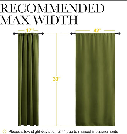 NICETOWN 2 Panels Blackout Curtains, Rod Pocket Thermal Insulated Drapes - Image 6