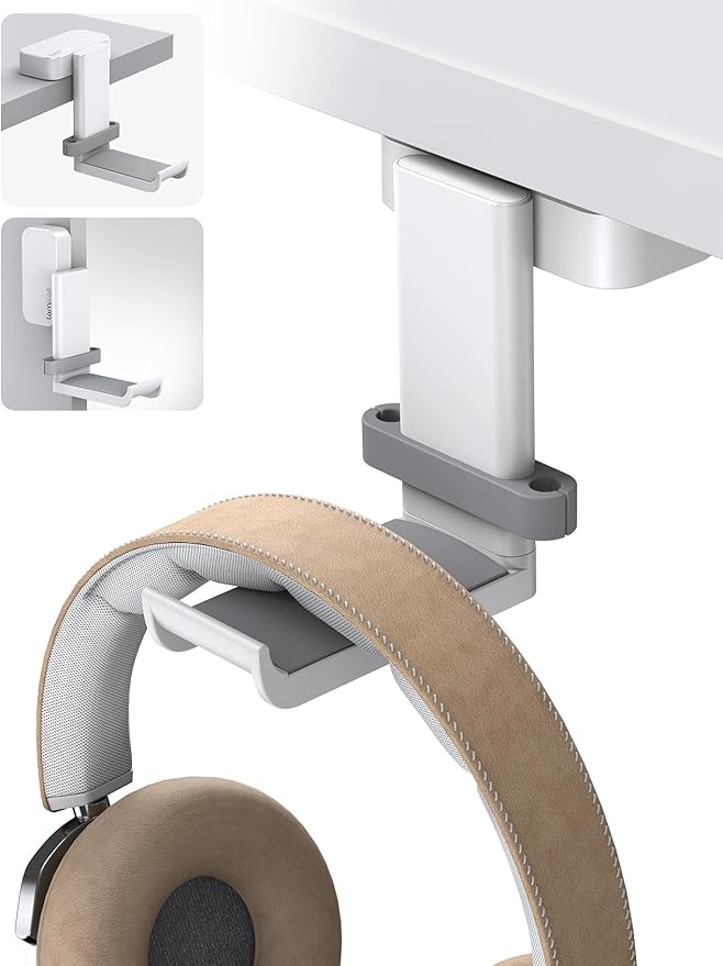 Lamicall Headphone Stand, Sticky Headset Hanger by Lamicall