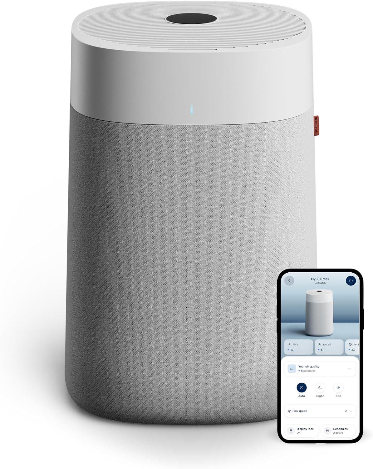 blueair air purifiers for home large room up, main product view