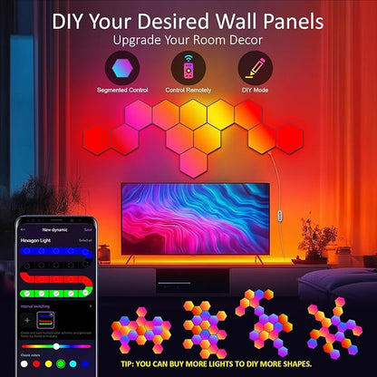 JIMIMORO Big Hexagon LED Light - Image 7
