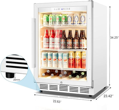Beverage Refrigerator, 4.9 Cubic Feet Undercounter/Freestanding 24 Inch - Image 8