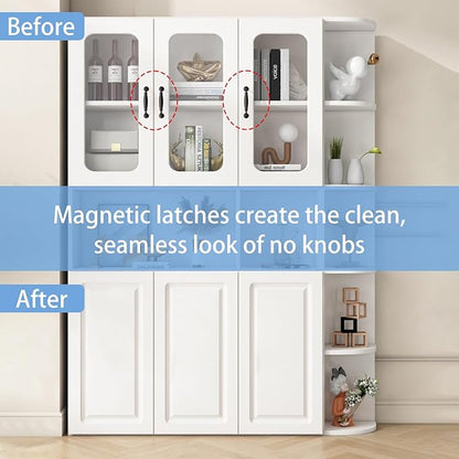 Magnetic Push Latch Heavy Duty Jiayi Double Push to Open Door Latch Touch - Image 8
