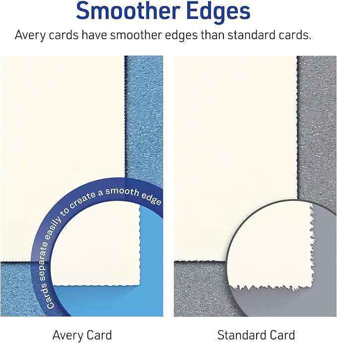Avery Printable Tent Cards, 3.5" x 11", Ivory - Image 6