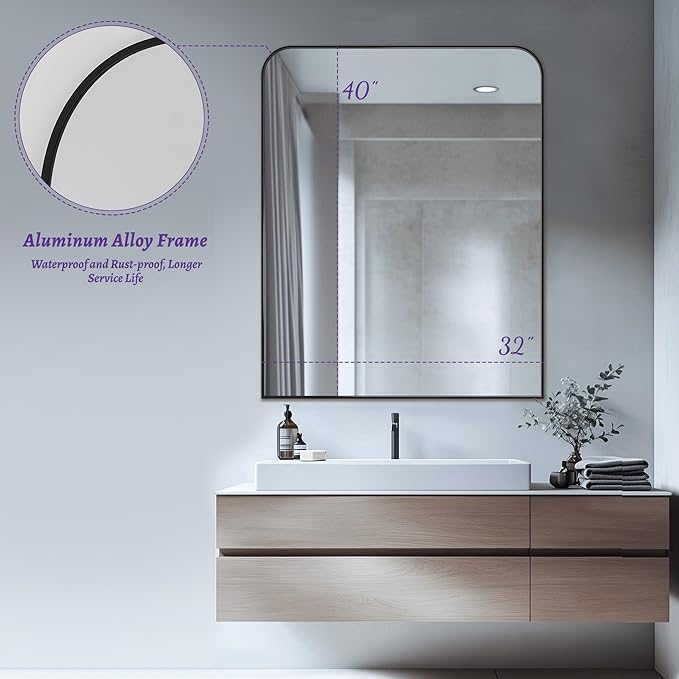 Bathroom Mirror, Wall Mirrors, Bathroom Vanity Mirror - Image 6