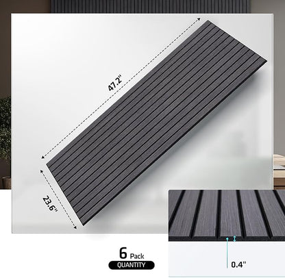 UMIACOUSTICS 6 Packs Acoustic Panel, 47.2 x 23.6 Inches Decorative Sound Proof - Image 4