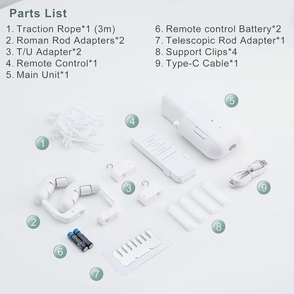 Takkicept Automatic Curtain Opener Electric: Smart Remote Control - Image 9