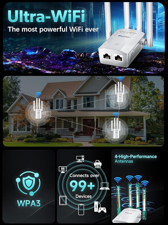 2026 New WiFi Extender Signal Booster - Image 6