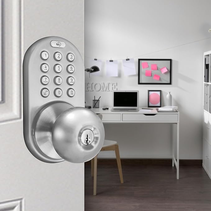 MiLocks TKK-02SN Tkk-Sn Digital Door Knob Lock - Image 2