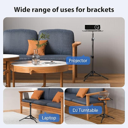 LEORFI Projector Stand Tripod, Laptop Tripod Stand, Foldable Portable Projector - Image 5