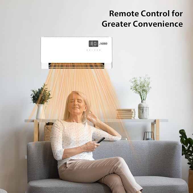 24-Inch Wall Mounted Electric Heater - 1500W Indoor Space Heater - Image 7
