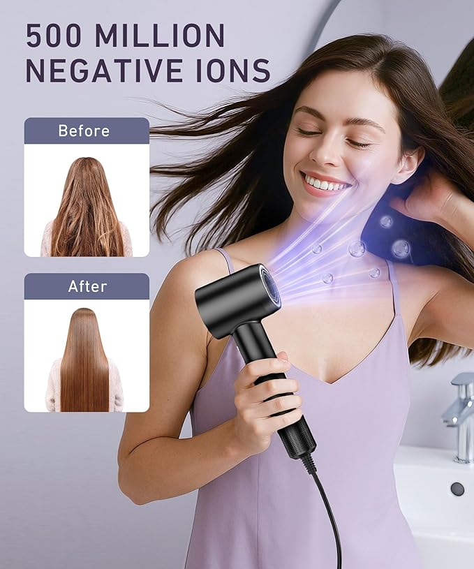 Cosy Companions High-Speed Ionic Hair Dryer, 150000 RPM Brushless Motor - Image 6