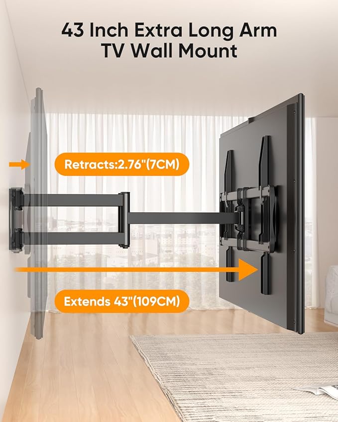 FORGING MOUNT Heavy Duty XXL Full Motion TV Wall Mount - Image 4