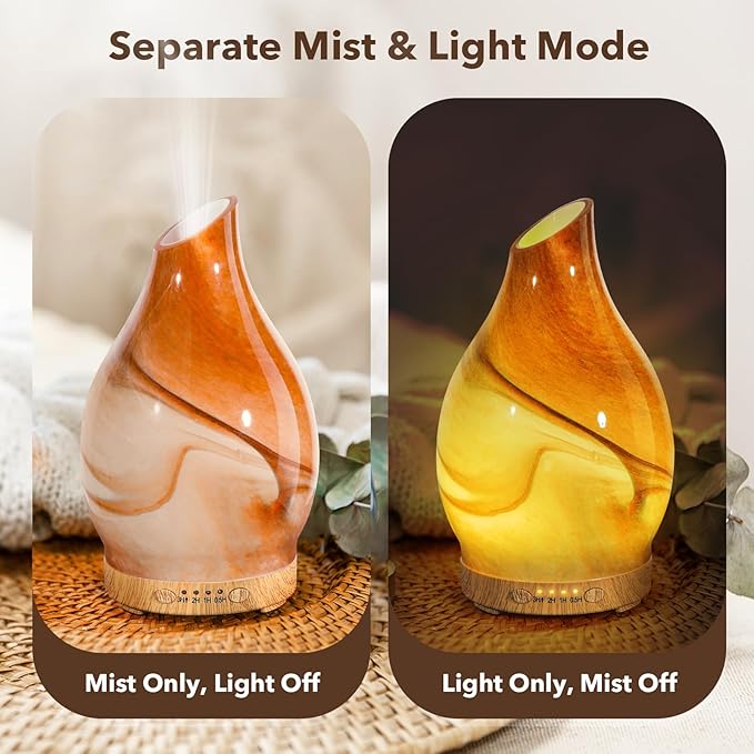 Essential Oil Diffuser, 120 ml Glass Aromatherapy Diffuser - Image 4