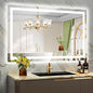 YEELAIT 48x30 Inch LED Bathroom Mirror by YEELAIT
