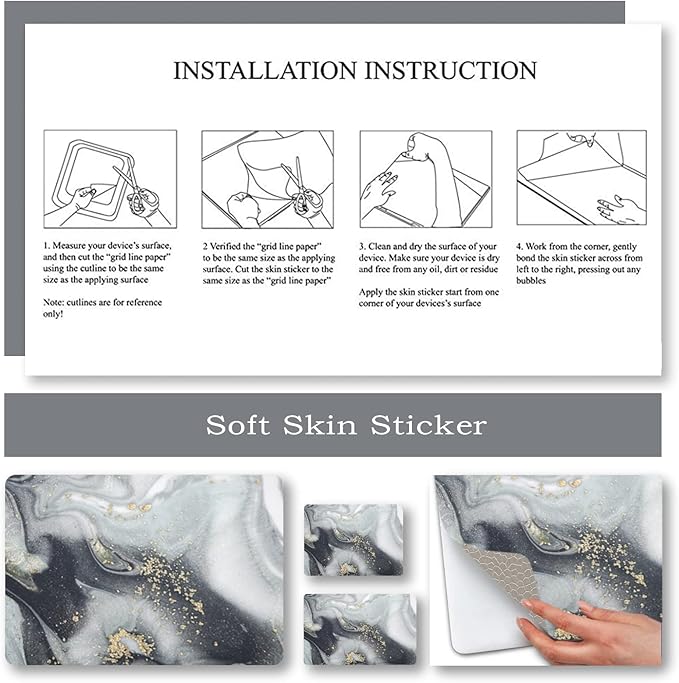 Laptop Skin Sticker Decal, Decorative Waterproof Removable - Image 5