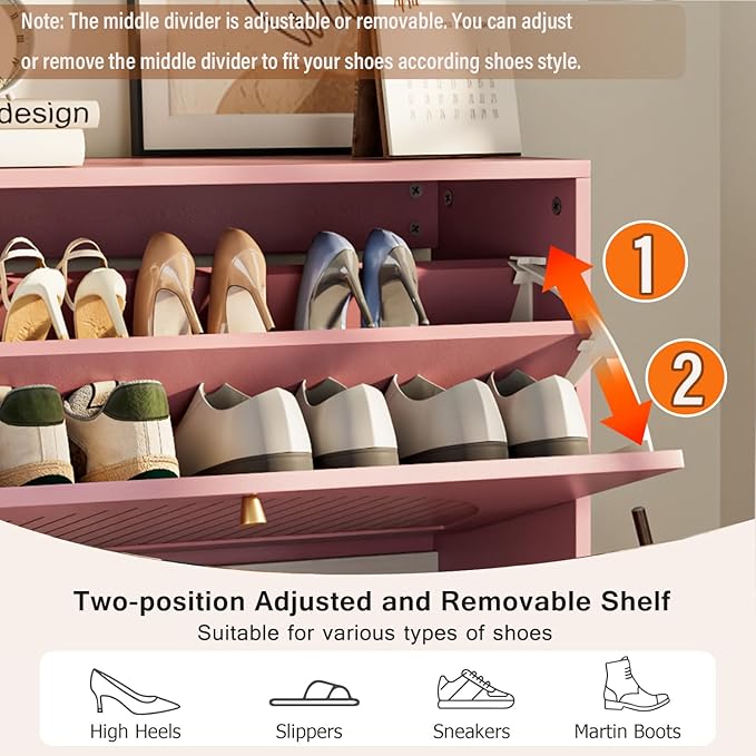 Shoe Storage Cabinet for Entryway - Image 5