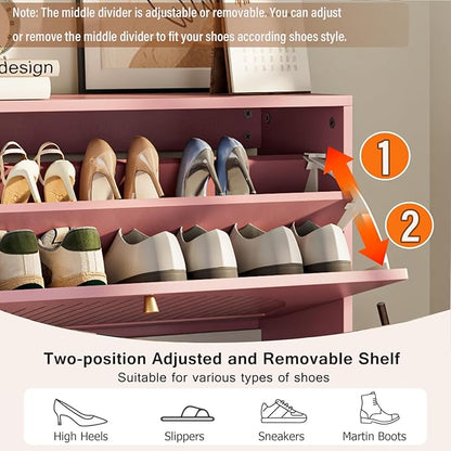 Shoe Storage Cabinet for Entryway - Image 5