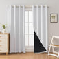 Anytime 100% Blackout Curtain 2 Panels Set, Thermal Insulated Window Drapes by Anytime