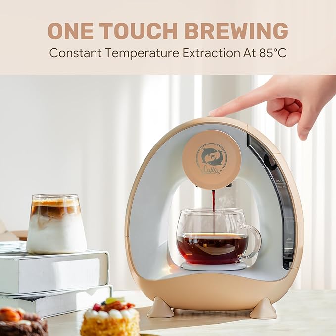 Single Serve Coffee Maker, Fast Brew in 2 minutes, Stylish＆Compact Design - Image 6
