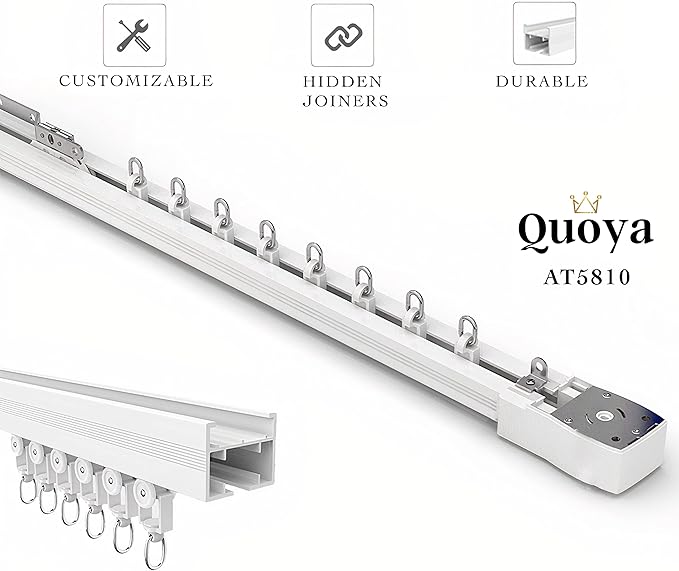 Quoya Smart Electric Curtain Track AT5810【Up to 3m - Image 2