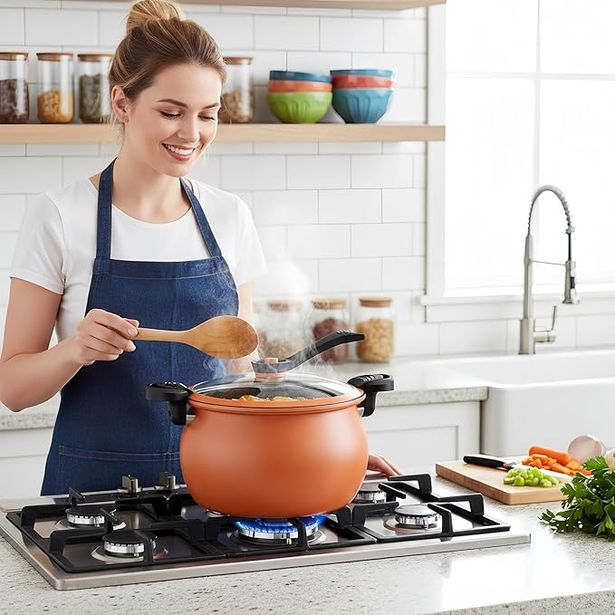 non-stick pressure cooker, - Image 4
