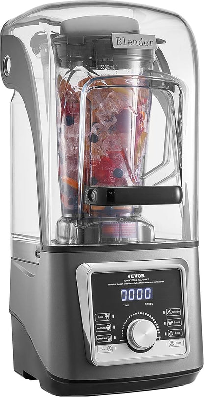 VEVOR Professional Blender for Smoothies, 118 oz 1400W, - Image 12
