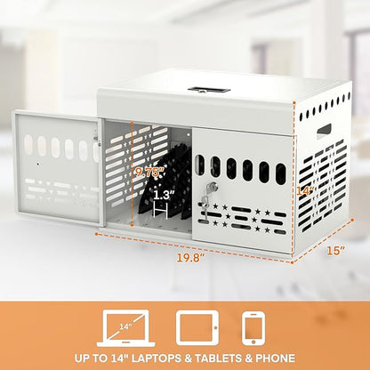 12-Device Charging Cabinet -Lockable Charging Station - Image 8