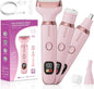 Electric Razors for Women, 4 in 1 Bikini Trimmer for Women, Wet & Dry Use Body by SilkGlow