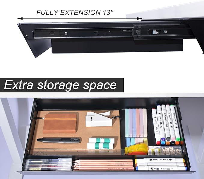 Large Under Desk Mounted Sliding Drawer - Image 4