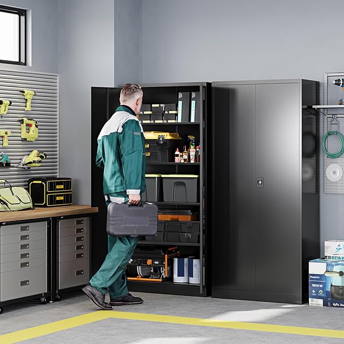 Letaya Metal Garage Storage Cabinets - Image 2