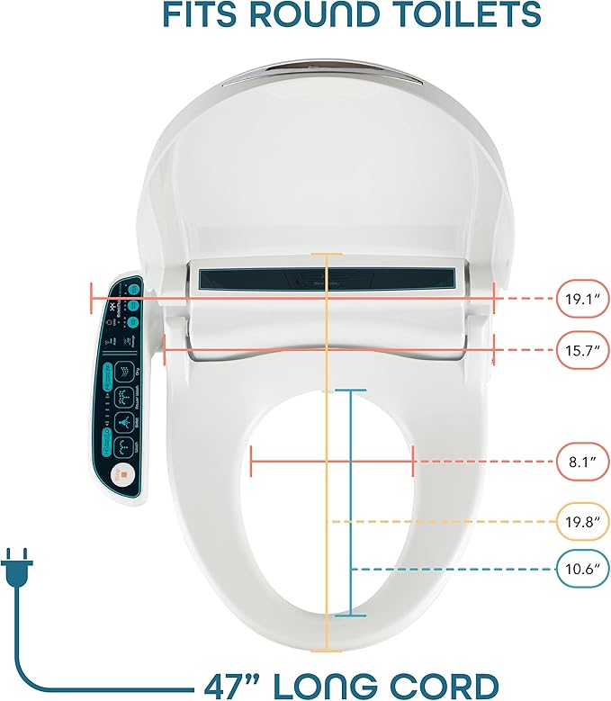 BidetMate 2000 Series Heated Bidet Japanese Toilet Seat - Image 8