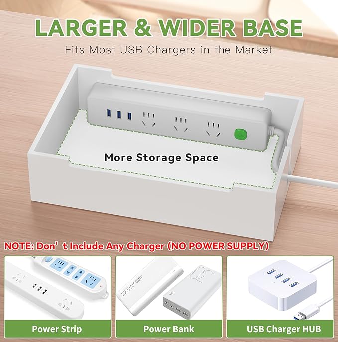 Pezin & Hulin Bamboo Charging Station, Electronic Devices Organizer - Image 4
