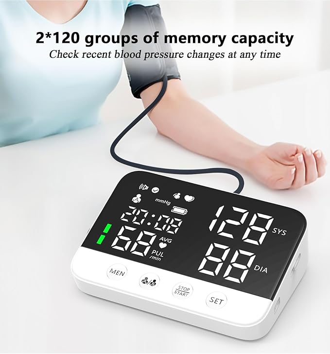 LERONGHEALTH Digital Upper Arm Blood Pressure Monitor - Image 4