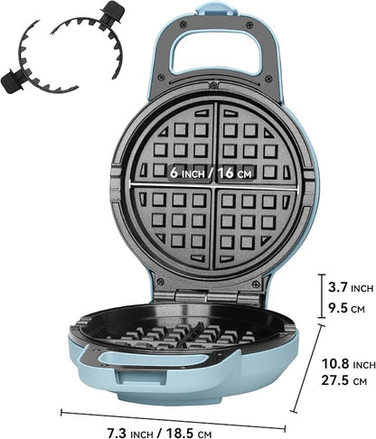 6" Stuffed Waffle Maker Rotating, Flip Waffles Maker Machine - Image 8