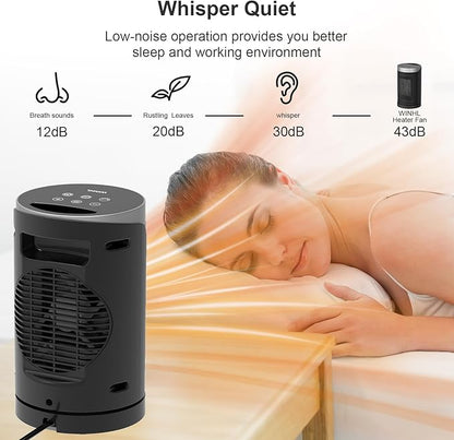 Space Heater, WINHL Small Portable Electric Heaters - Image 4