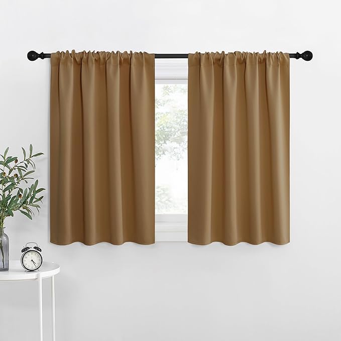 NICETOWN RV Blackout Curtains for Camper Windows, Short Blackout Curtains & by NICETOWN