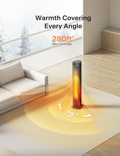 PELONIS 30” Ceramic Tower Space Heater - Image 5