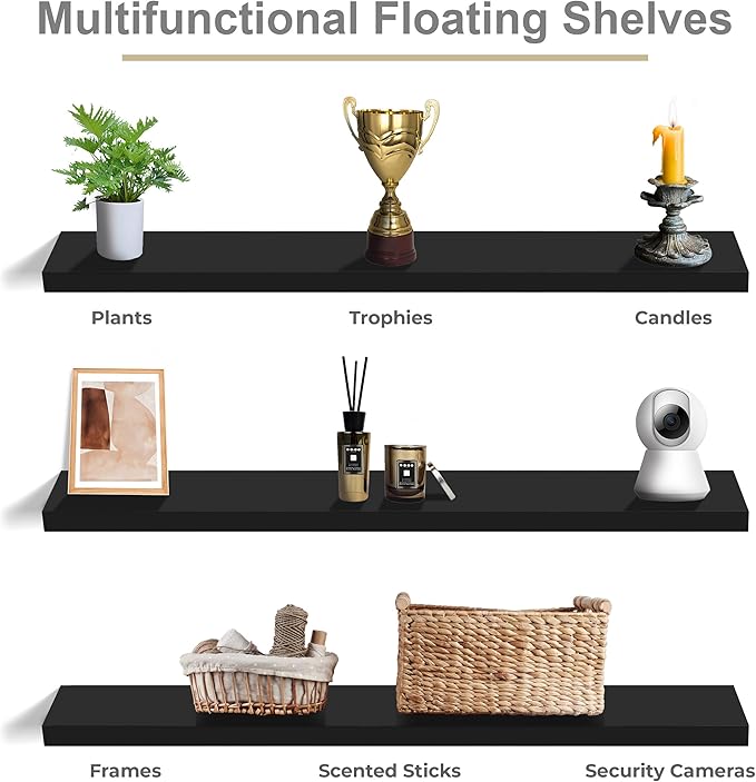 Sorbus Floating Shelves for Wall - Image 6