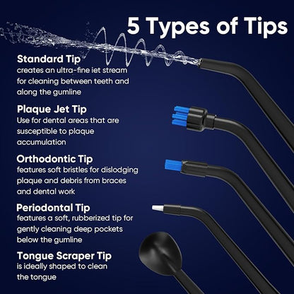 MySmile LP211 Cordless Water Flossers, Portable Rechargeable Oral Irrigator - Image 4